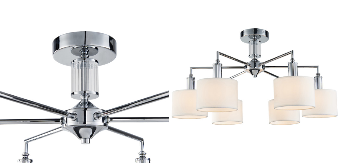 Люстра Laurent Chandelier white 65