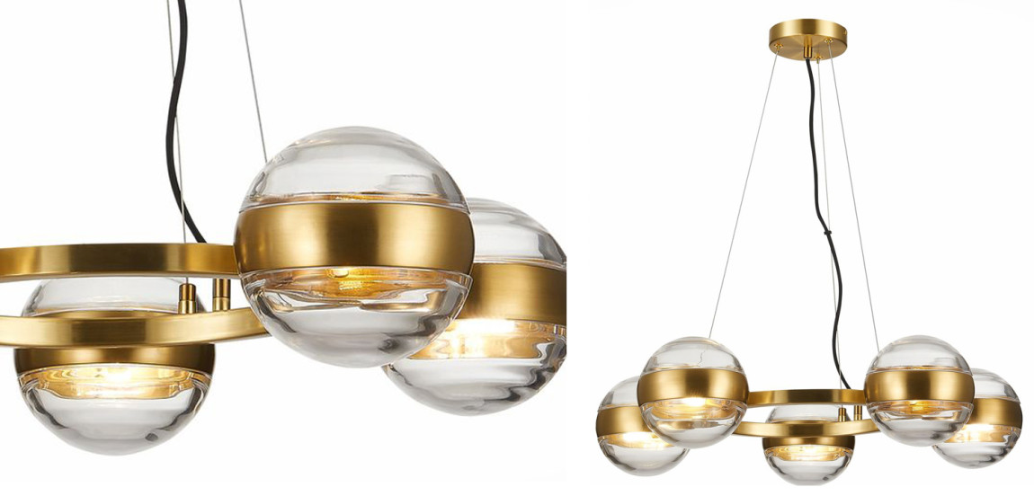 Люстра Leandra Chandelier 5 Balls