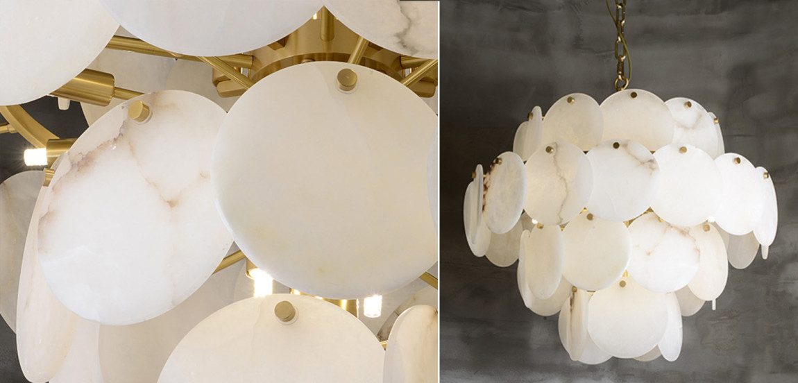 Люстра Letizia Marble Four Tiered Chandelier