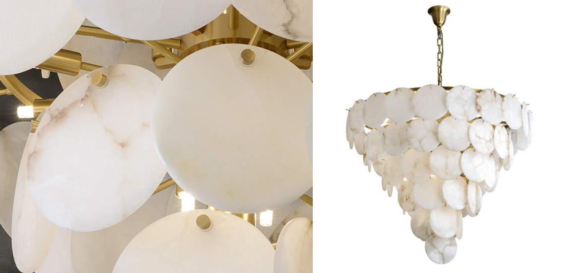 Люстра Letizia Marble Tiered Chandelier
