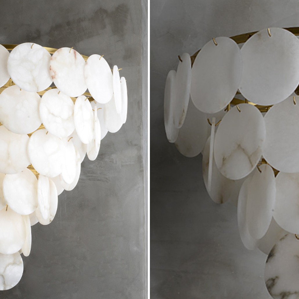 Люстра Letizia Marble Tiered Chandelier