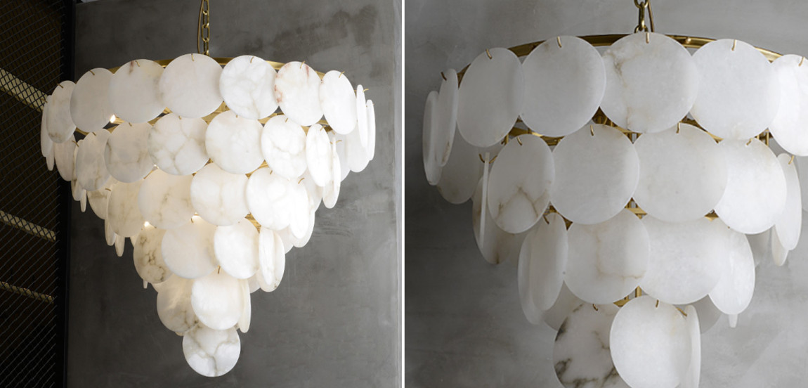 Люстра Letizia Marble Tiered Chandelier