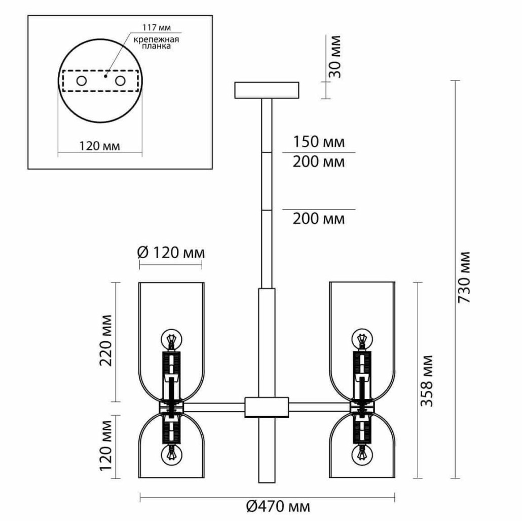 Люстра Lightmaker Studio Edie Chandelier 4