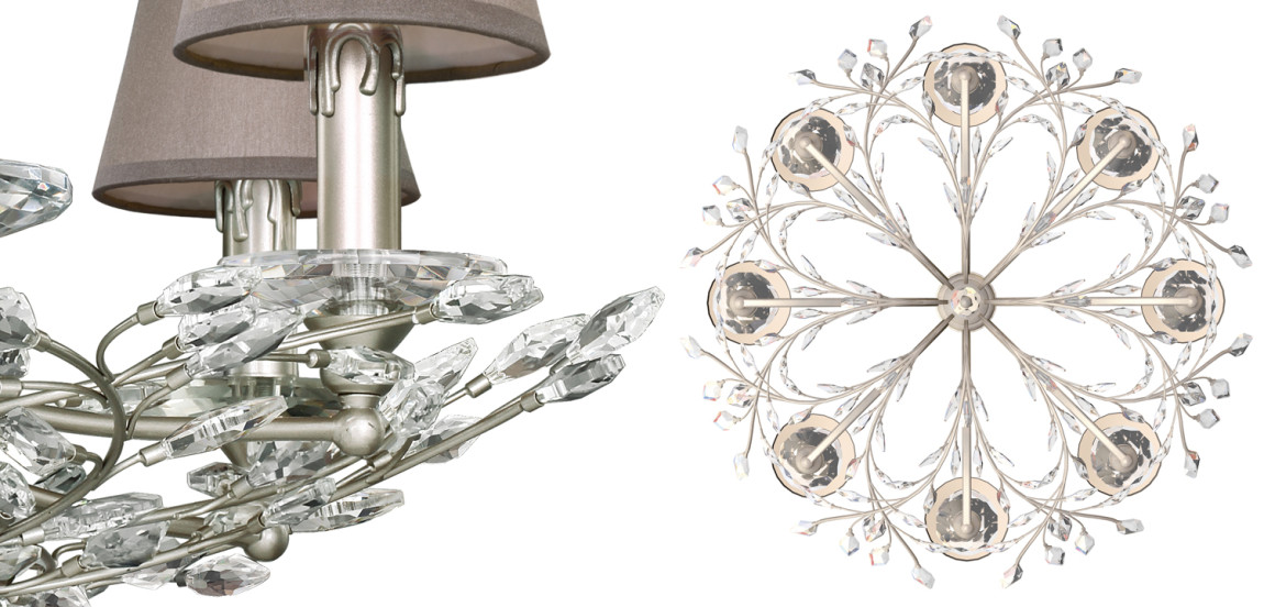 Люстра Loretta Chandelier grey