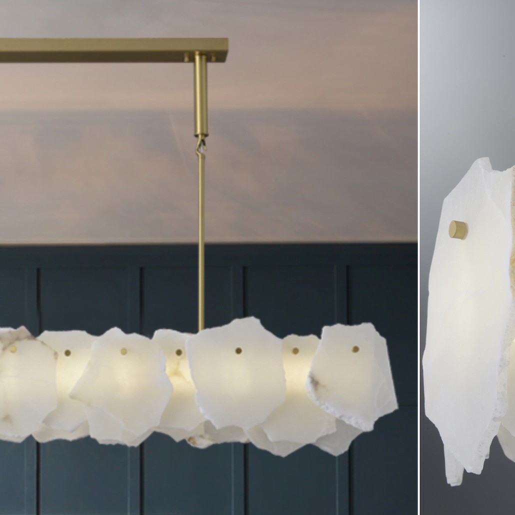 Люстра Lucretia Marble Rectangular Chandelier