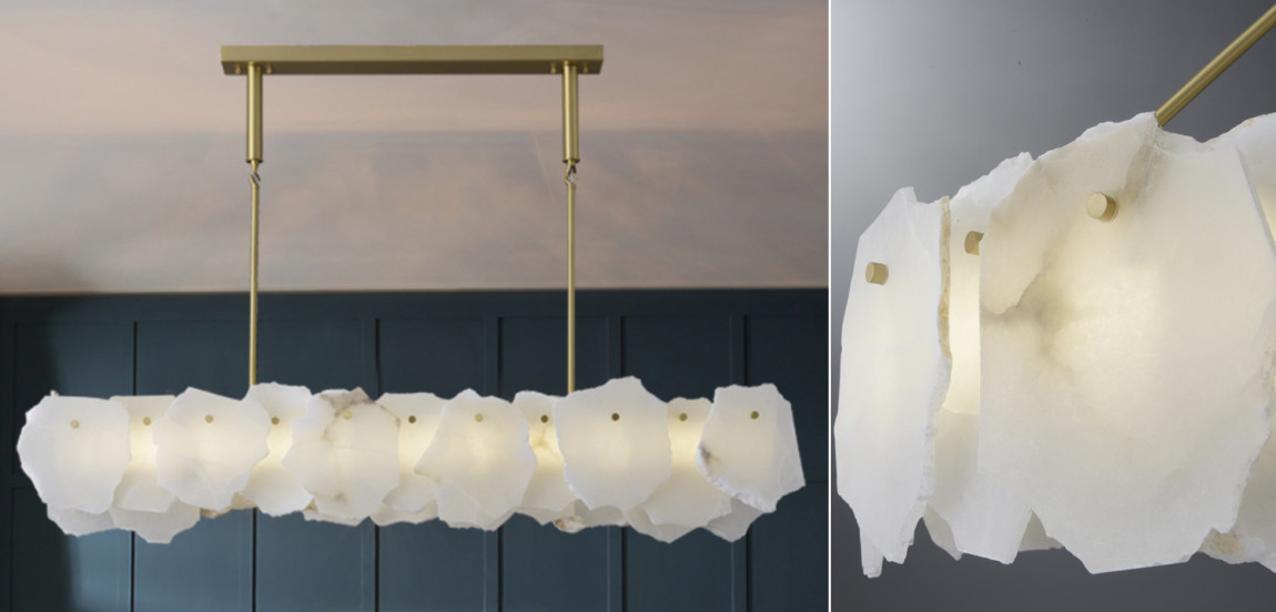Люстра Lucretia Marble Rectangular Chandelier