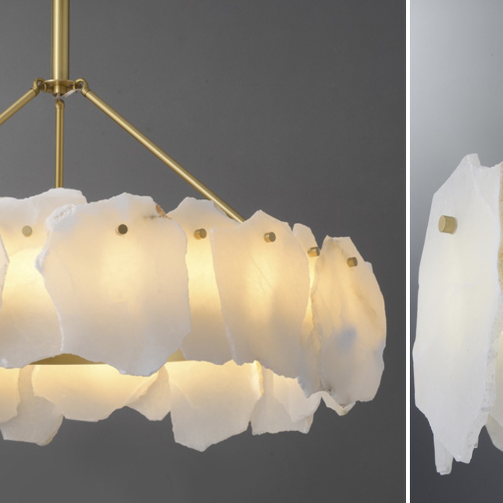 Люстра Lucretia Marble Round Chandelier