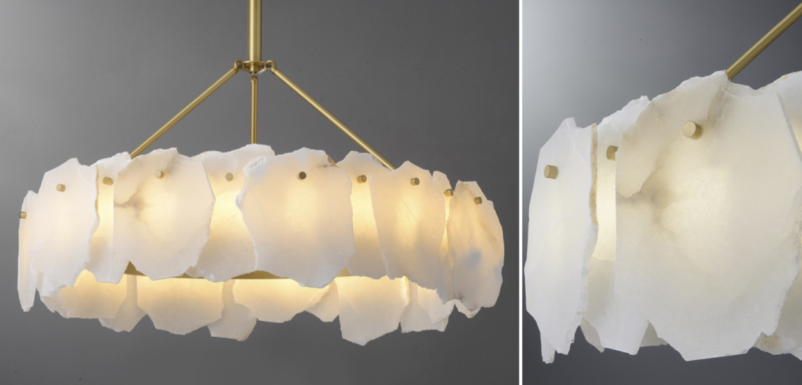 Люстра Lucretia Marble Round Chandelier