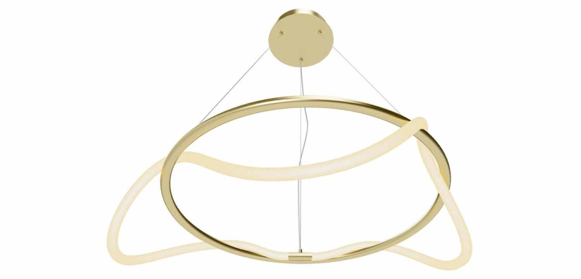 Люстра Luke Lampco Tracer Chandelier Gold 60