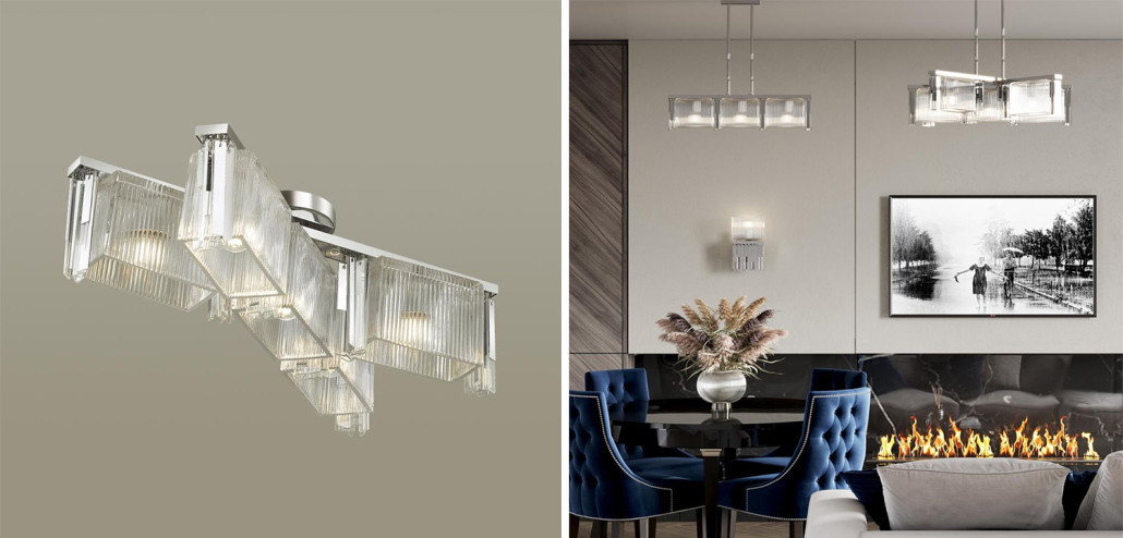 Люстра Madelen Chrome Chandelier 5