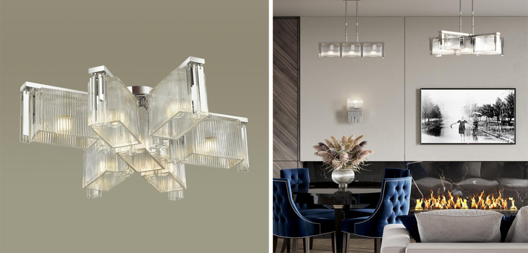 Люстра Madelen Chrome Chandelier 7