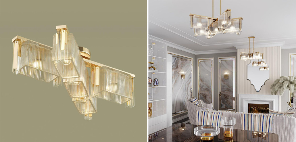 Люстра Madelen Gold Chandelier 5