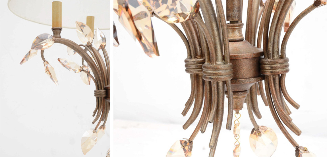 Люстра Malory Crystal Petals Chandelier