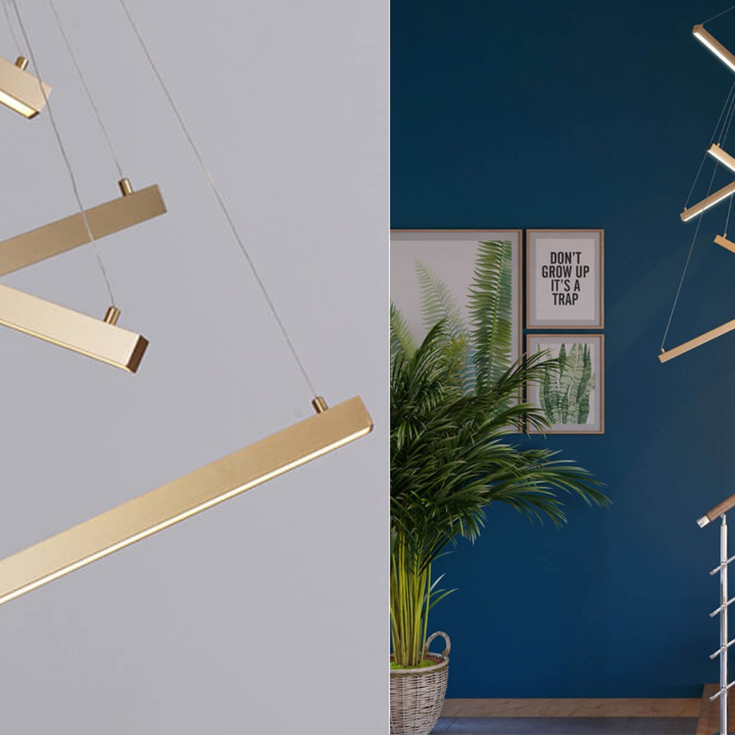 Люстра Massemin Chandelier gold 95