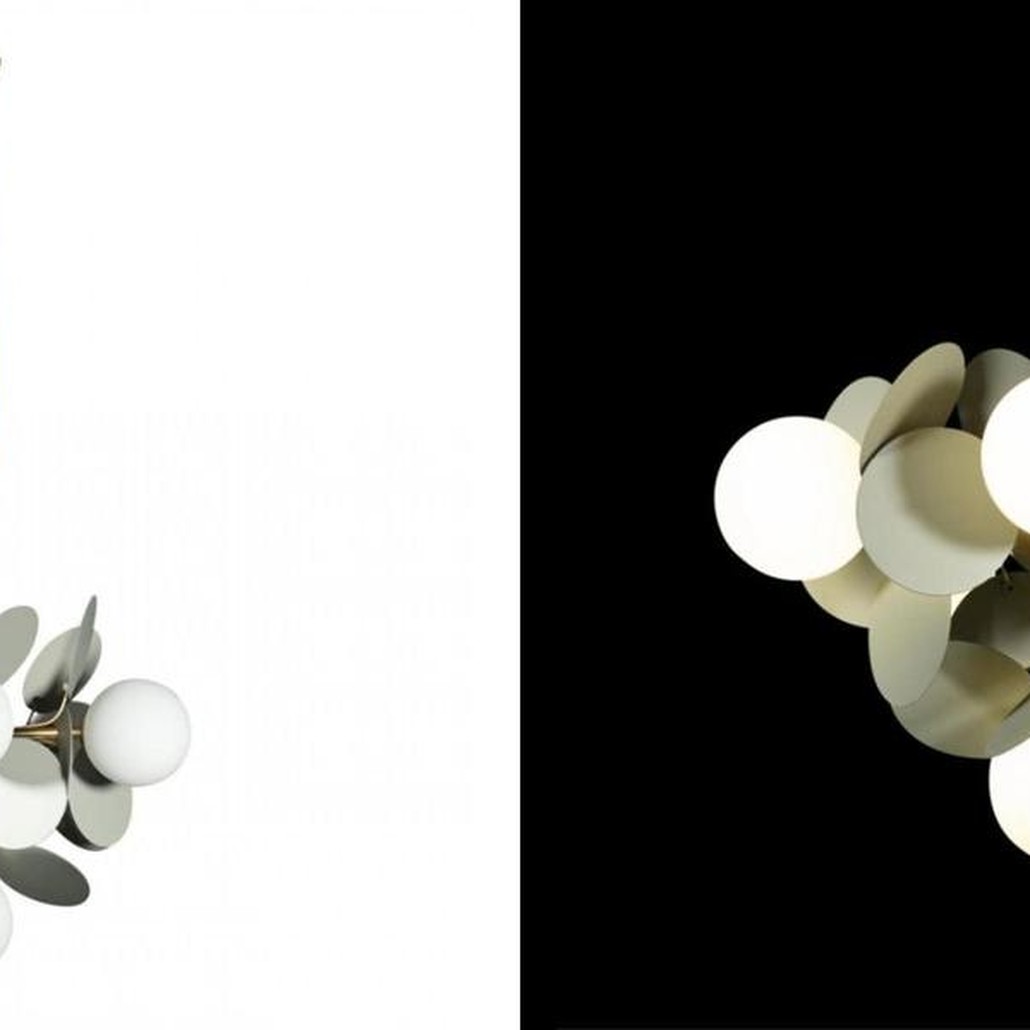 Люстра MATISSE Chandelier circle Gray 6 ламп