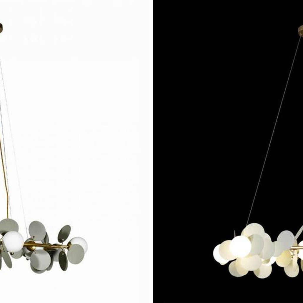 Люстра MATISSE Chandelier circle Gray диаметр 105