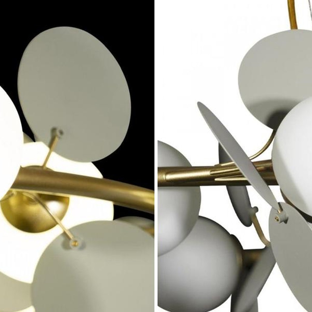 Люстра MATISSE Chandelier circle Gray диаметр 105