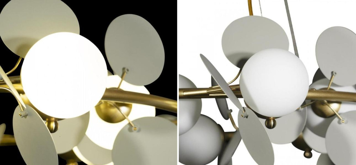Люстра MATISSE Chandelier circle Gray диаметр 105