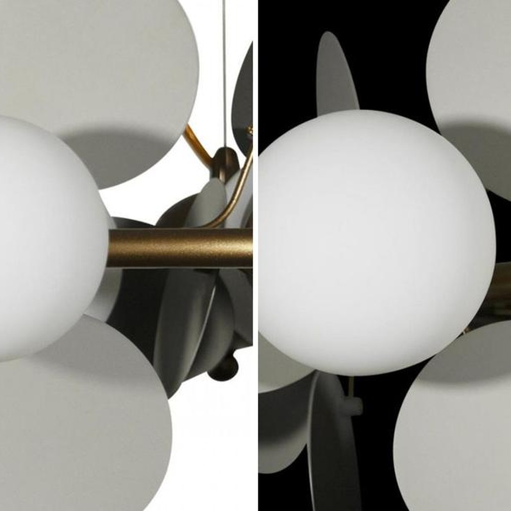 Люстра MATISSE Chandelier circle Gray диаметр 70