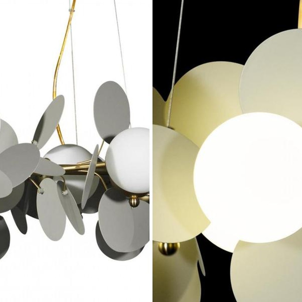 Люстра MATISSE Chandelier circle Gray диаметр 70