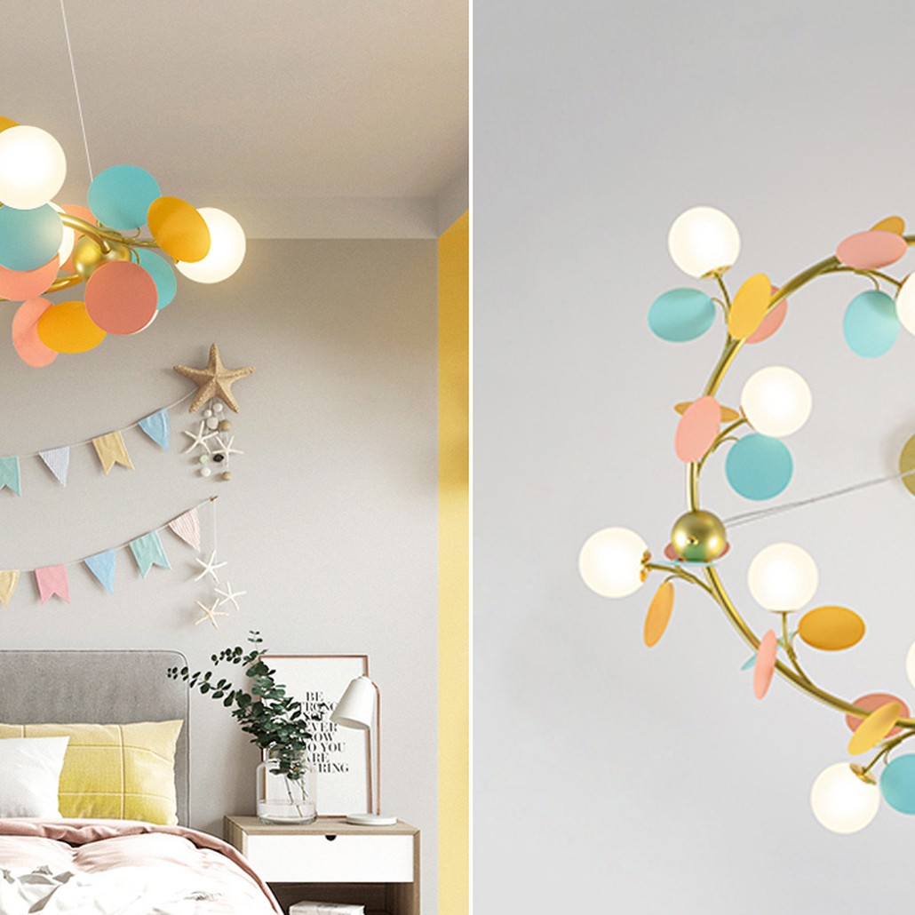 Люстра MATISSE Chandelier circle multicolor