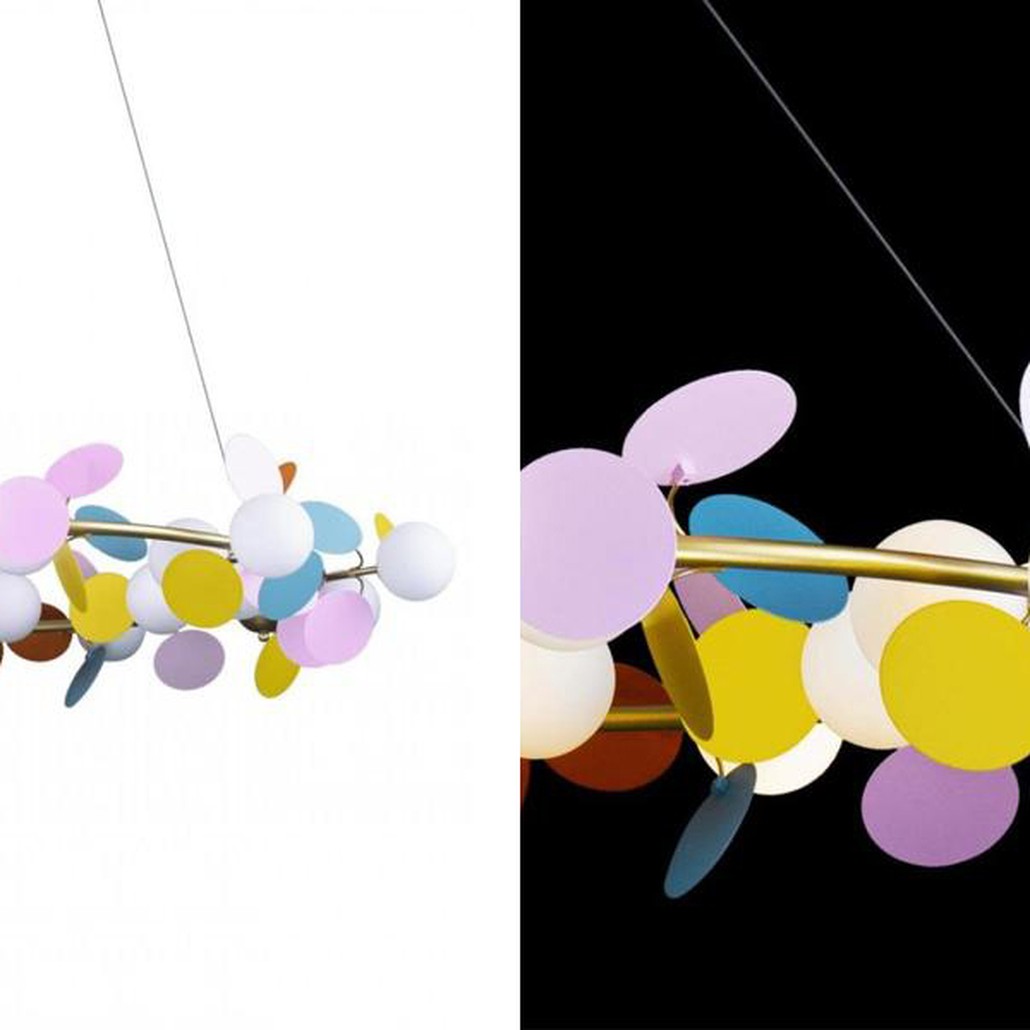 Люстра MATISSE Chandelier circle multicolor диаметр 130