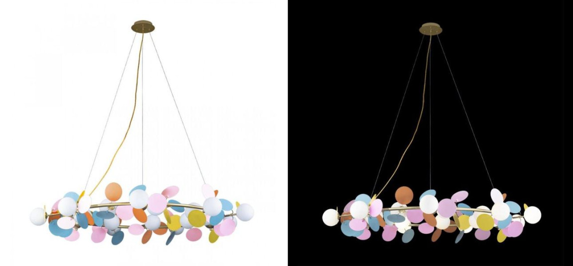 Люстра MATISSE Chandelier circle multicolor диаметр 130