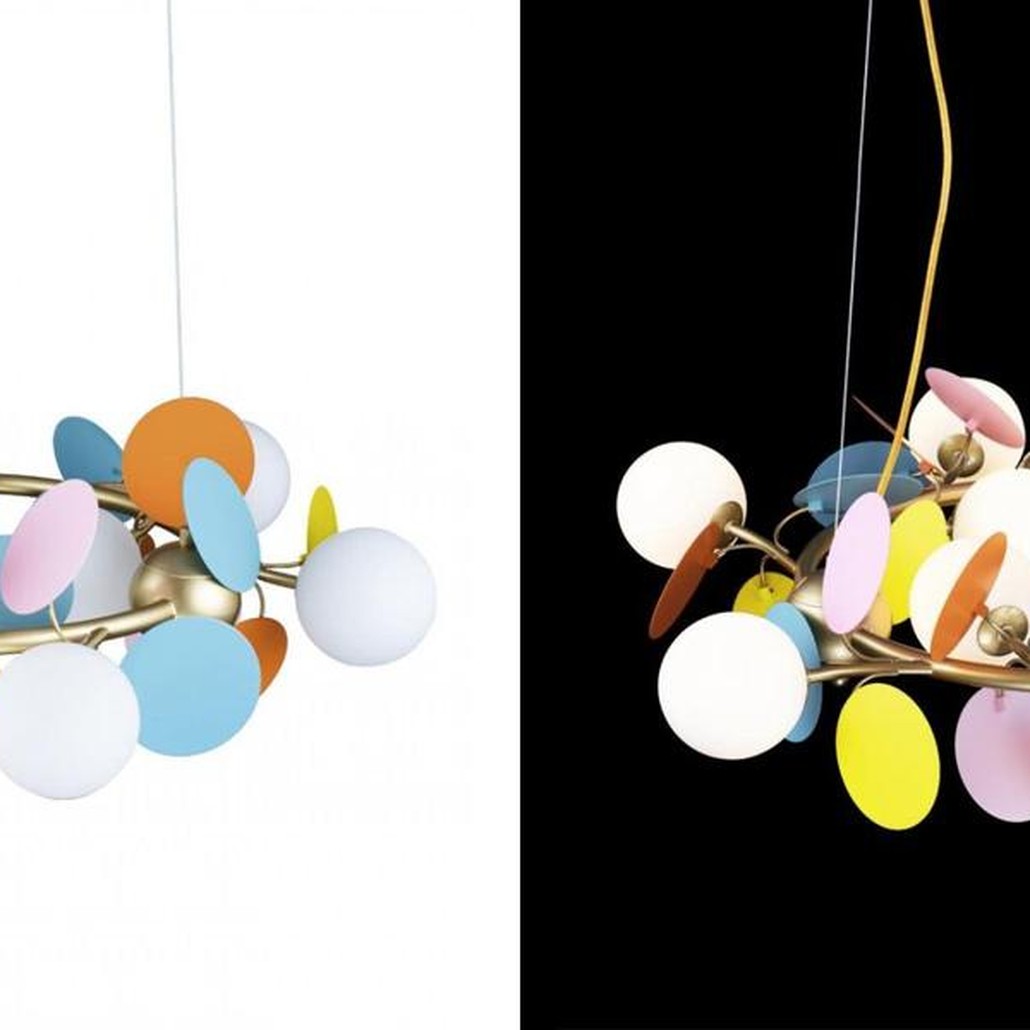 Люстра MATISSE Chandelier circle multicolor диаметр 70