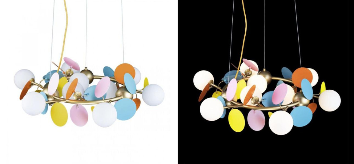 Люстра MATISSE Chandelier circle multicolor диаметр 70