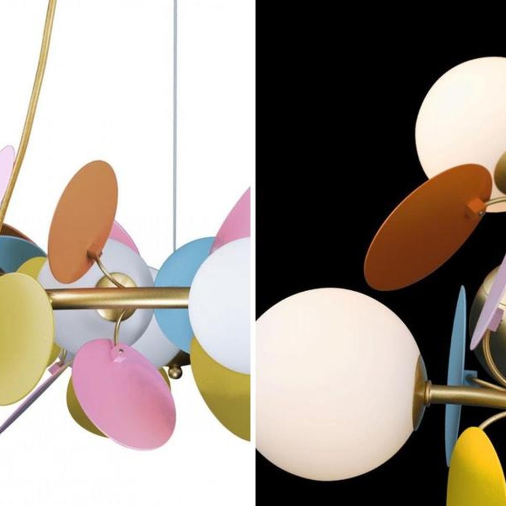 Люстра MATISSE Chandelier circle multicolor диаметр 70