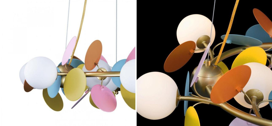 Люстра MATISSE Chandelier circle multicolor диаметр 70