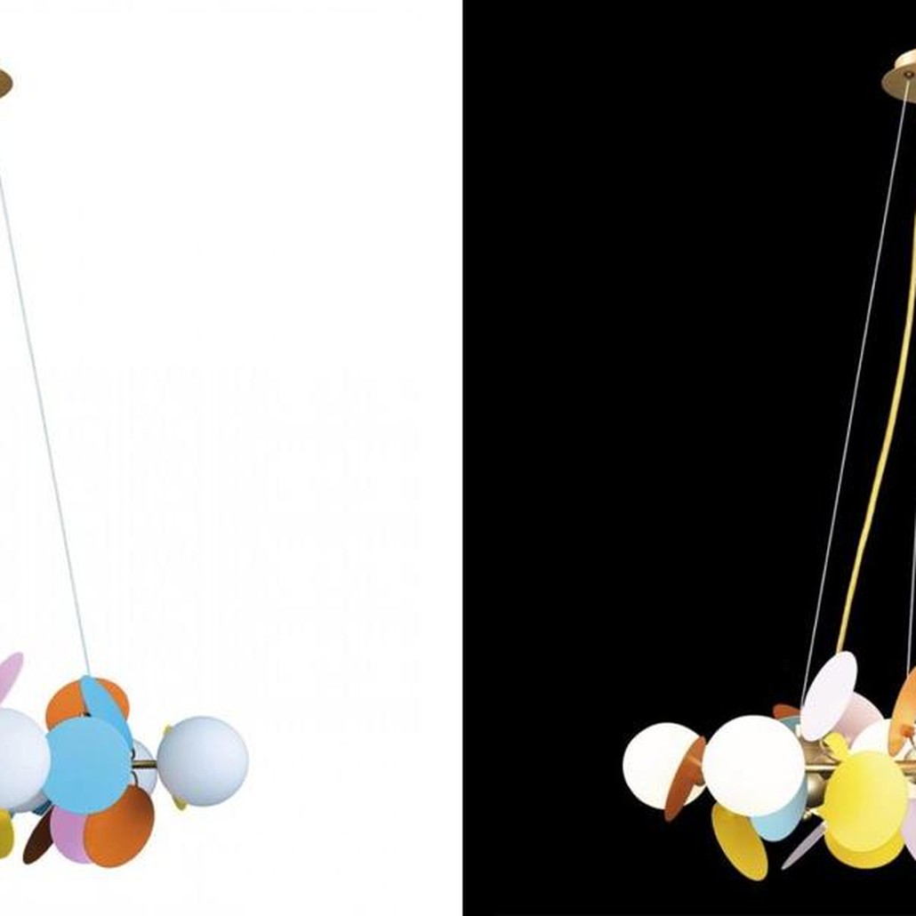 Люстра MATISSE Chandelier circle multicolor диаметр 70