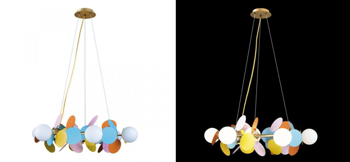Люстра MATISSE Chandelier circle multicolor диаметр 70