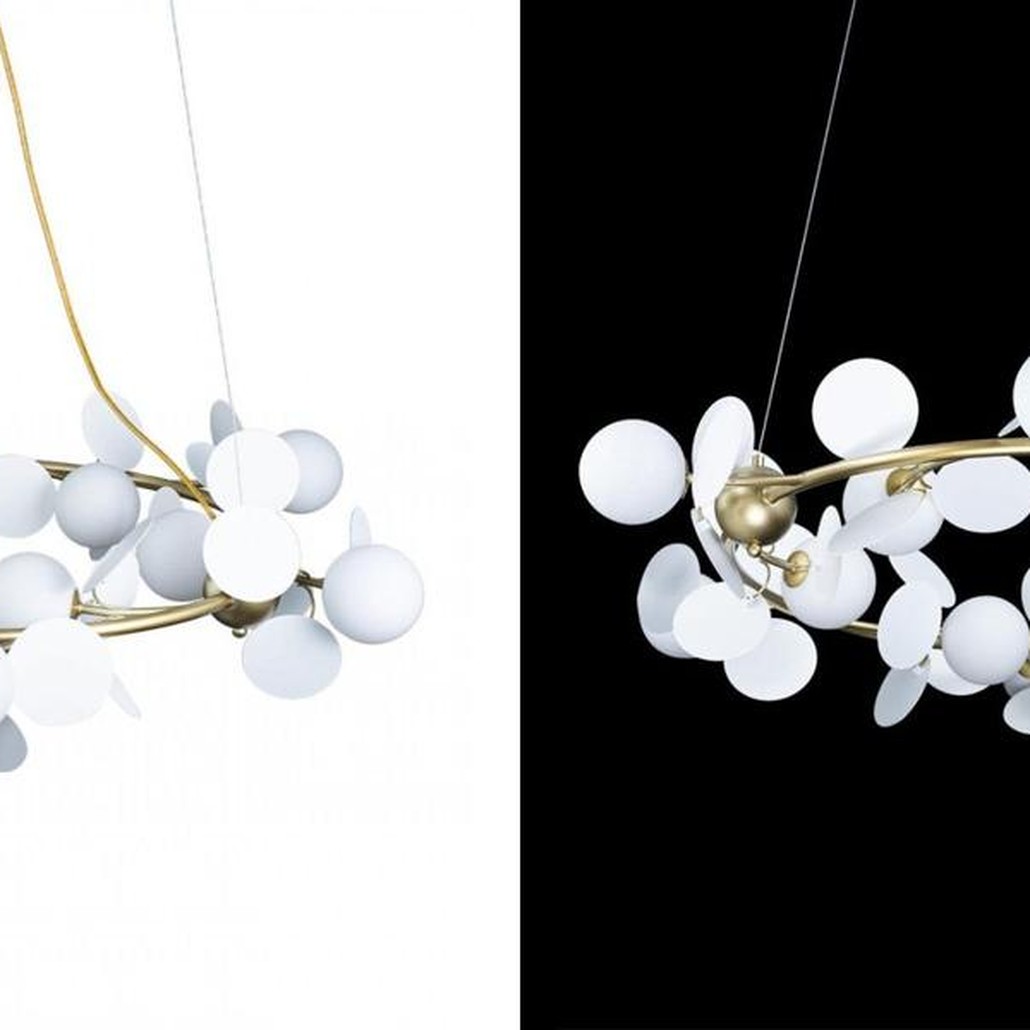 Люстра MATISSE Chandelier circle White диаметр 105
