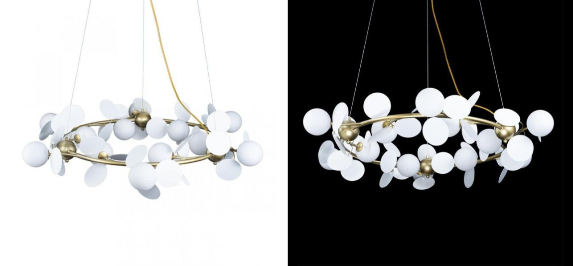 Люстра MATISSE Chandelier circle White диаметр 105