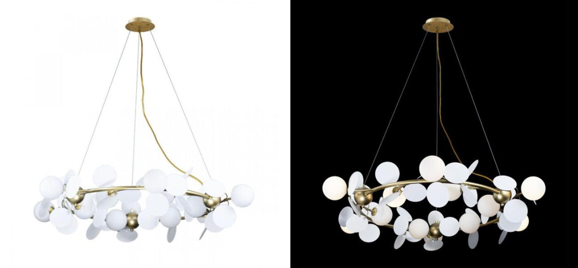 Люстра MATISSE Chandelier circle White диаметр 105