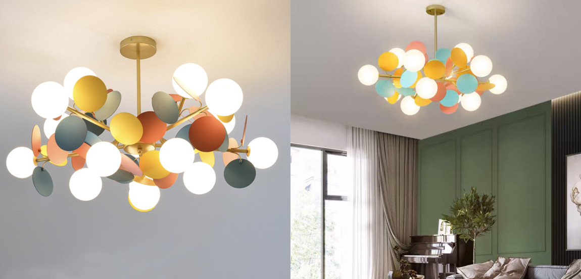 Люстра MATISSE Chandelier multicolor