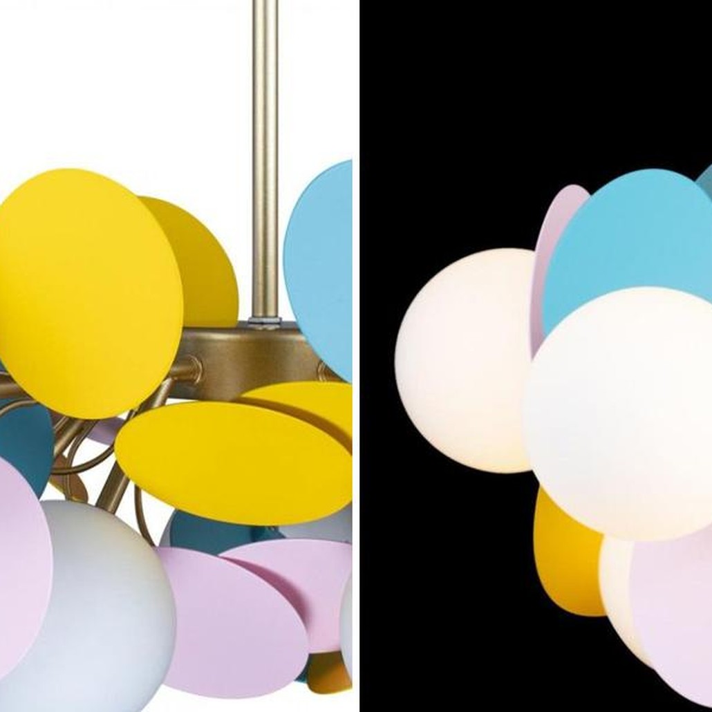 Люстра MATISSE Chandelier multicolor 10 ламп