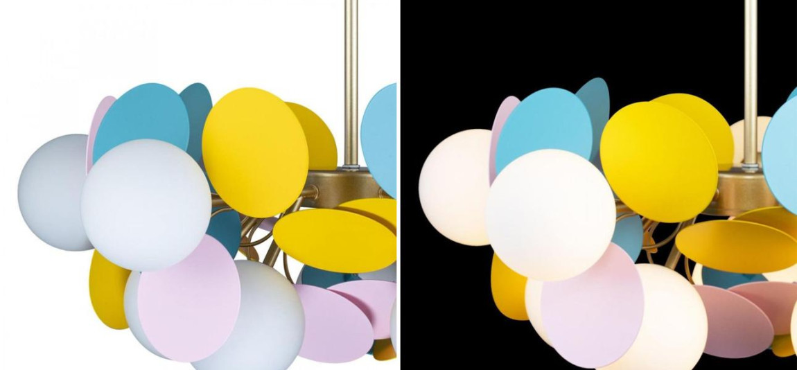 Люстра MATISSE Chandelier multicolor 10 ламп