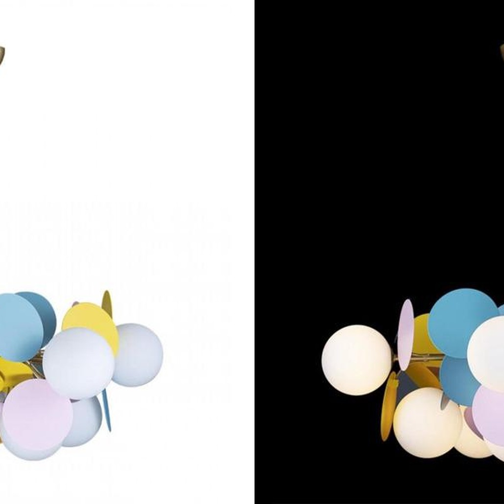 Люстра MATISSE Chandelier multicolor 10 ламп