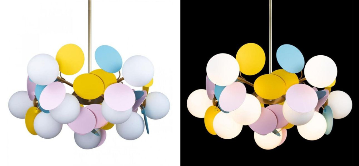 Люстра MATISSE Chandelier multicolor 10 ламп