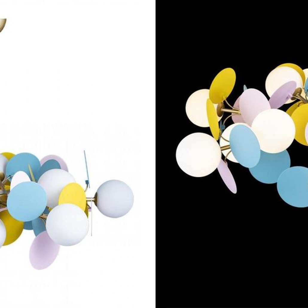 Люстра MATISSE Chandelier multicolor 12 ламп