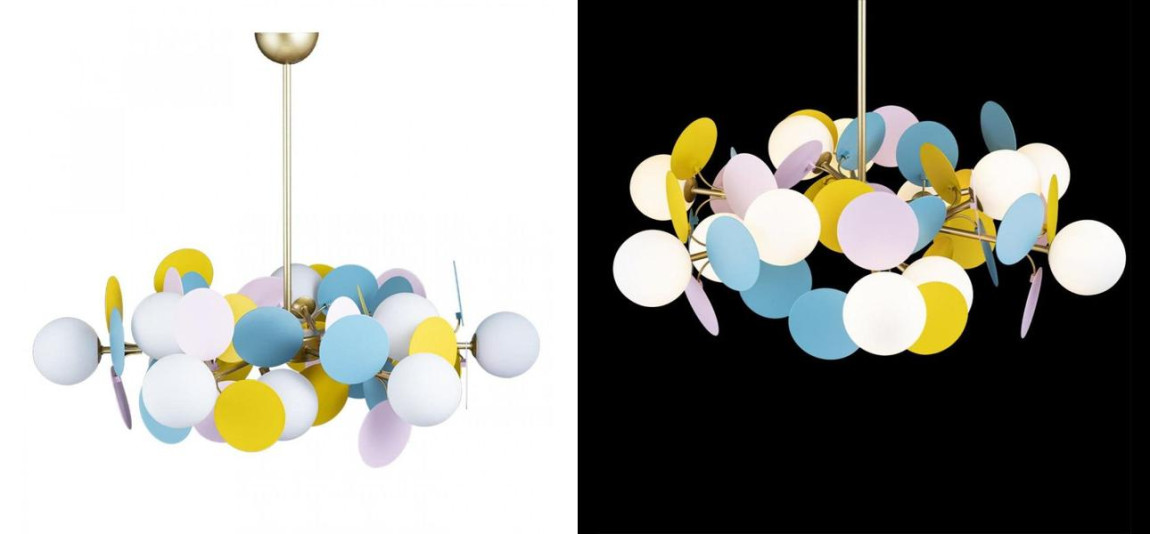 Люстра MATISSE Chandelier multicolor 12 ламп