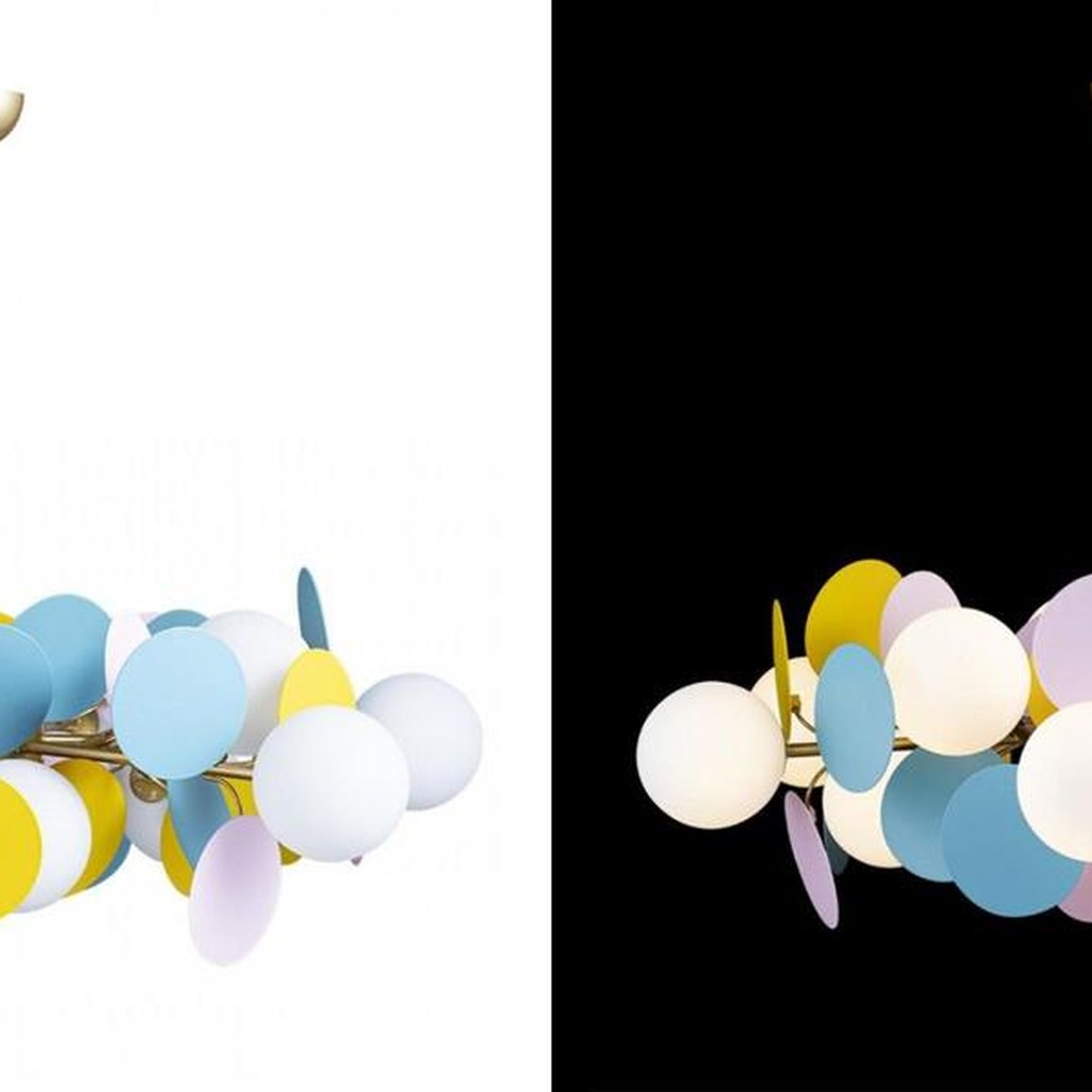 Люстра MATISSE Chandelier multicolor 12 ламп