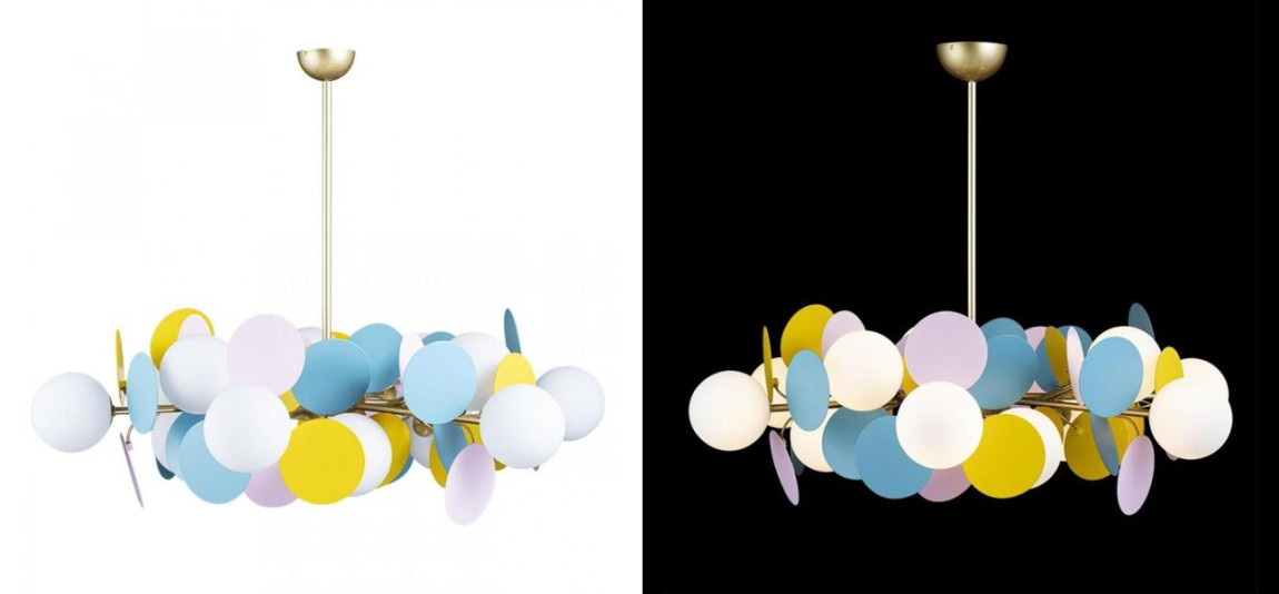 Люстра MATISSE Chandelier multicolor 12 ламп