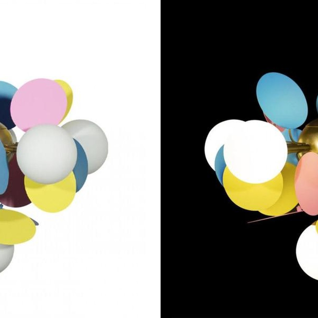Люстра MATISSE Chandelier multicolor 6 ламп