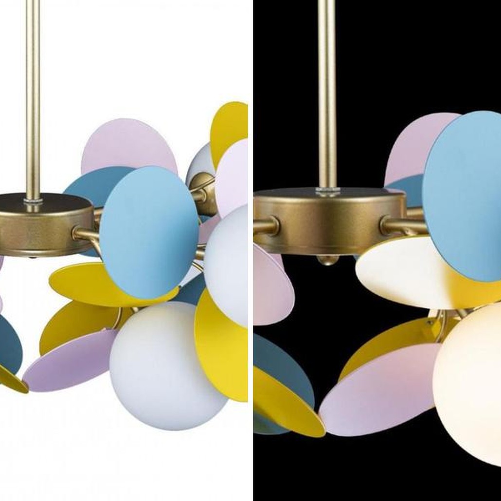 Люстра MATISSE Chandelier multicolor 8 ламп