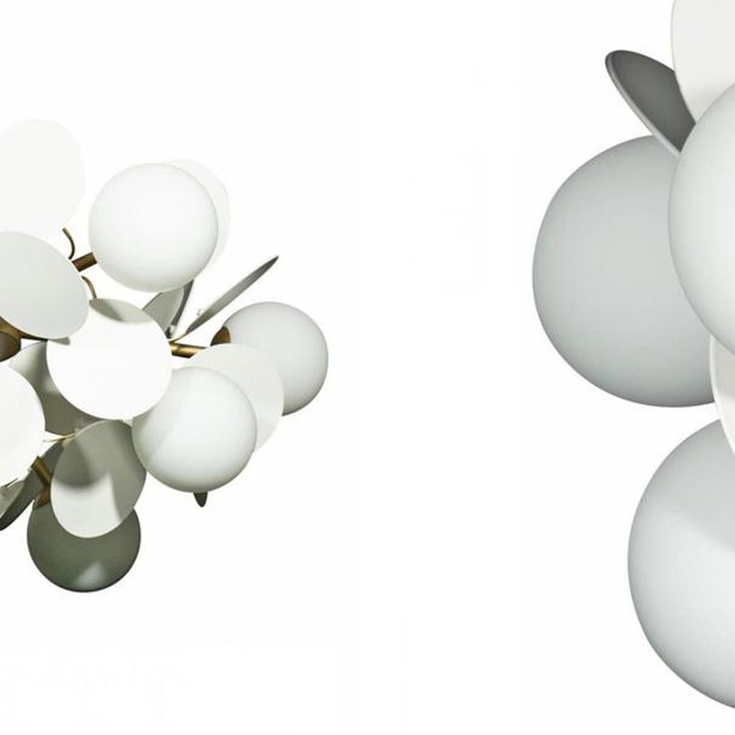 Люстра MATISSE Chandelier White 10 ламп