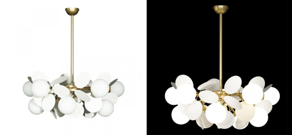 Люстра MATISSE Chandelier White 10 ламп