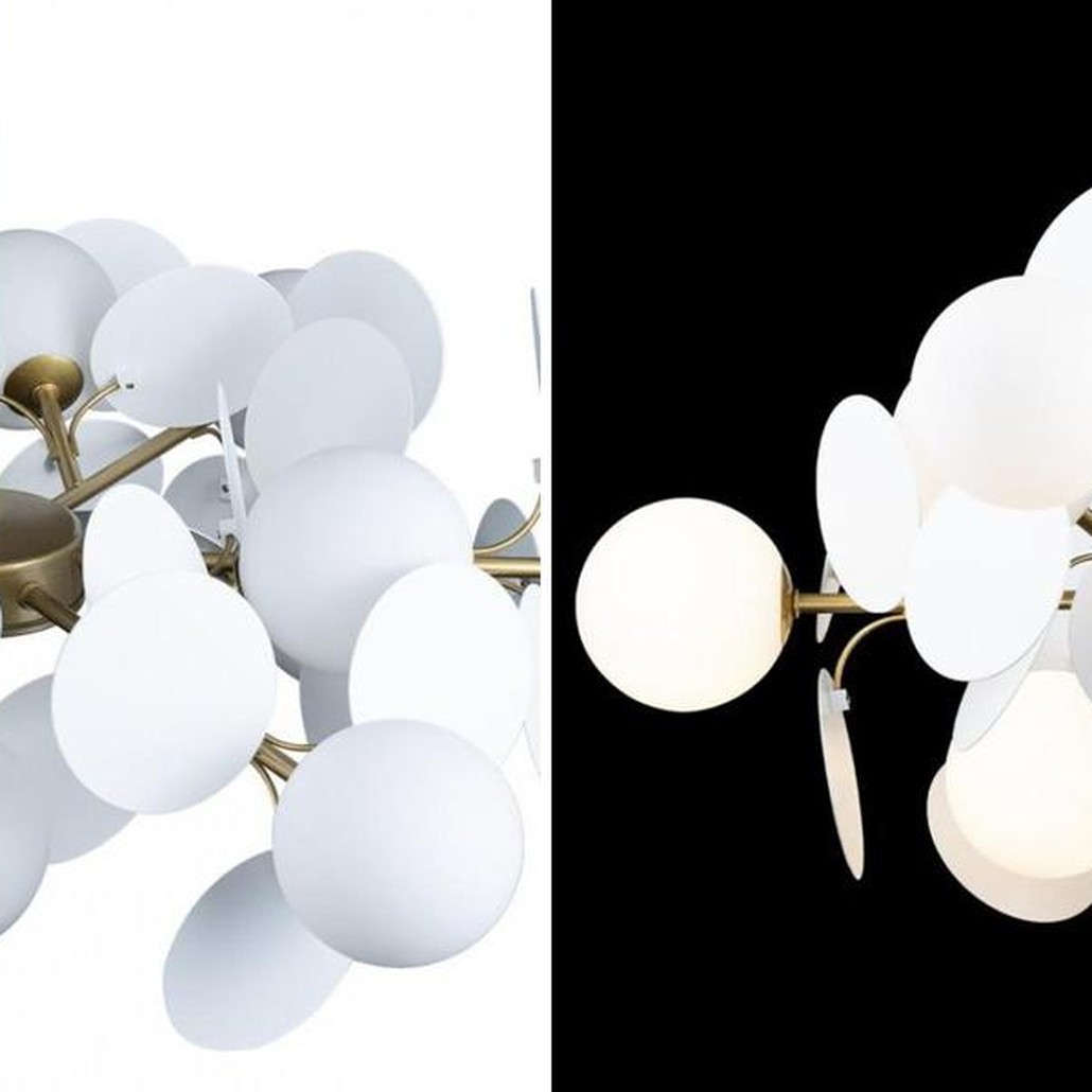 Люстра MATISSE Chandelier White 12 ламп